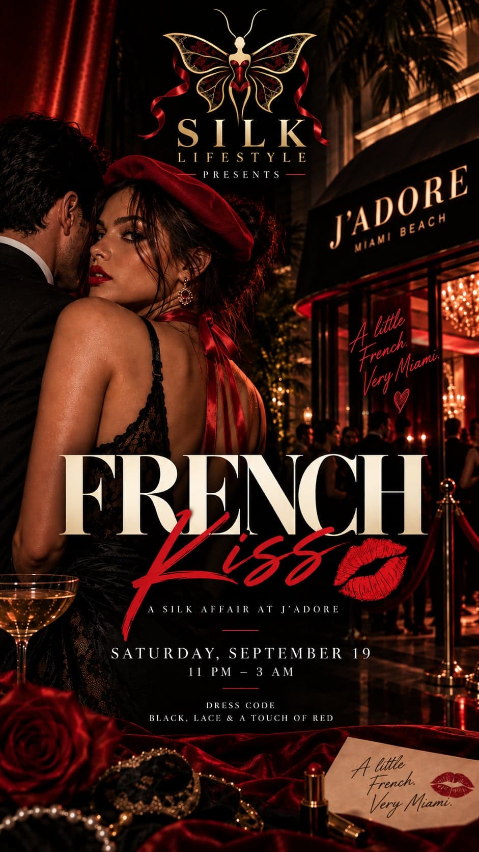 French Kiss: A Silk Affair @ J’Adore Miami Beach — Saturday, September 19, 2026 · Miami Beach, Florida